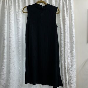 Eileen Fisher Black Midi Dress